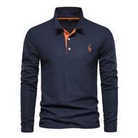 Herren Bequeme Polo Hemd | Lässig – Marine