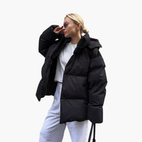 Lisa | Pufferjacke für Damen – Schwarz