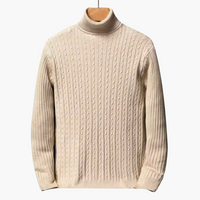 Eugen | Weicher & leichter Rollkragenpullover – Beige