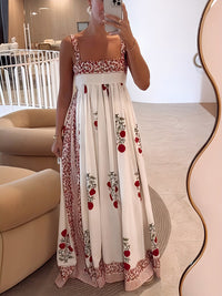 Rosa | Elegantes Maxikleid – Mehrfarbig