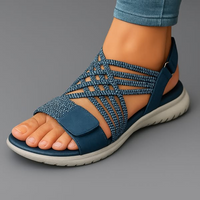 Leonie | Offene Sandalen für Sommerlooks – Blau