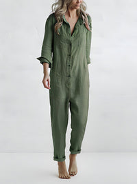 Joya - Lässiger Jumpsuit – Grün