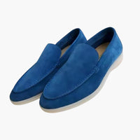 Wildleder Loafers für Herren – Blau