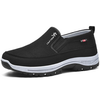 Soren Respected Elgin Herren Slip-On Schuhe – Mühelose Bequemlichkeit und Stil – Schwarz