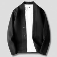ARNOLD - STRICKJACKE MIT KNÖPFEN – Schwarz