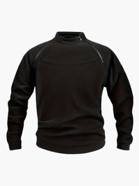 Serge | Warmer Fleecepullover – Schwarz