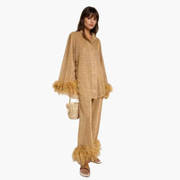 Selina | Einzigartiges 2-teiliges Damen-Set – Gold