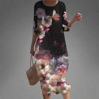 Gudula | Luftiges Maxikleid mit Blumenprint – 0114