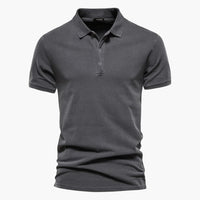 Matthias | Lässiges Polo Hemd – Dunkelgrau
