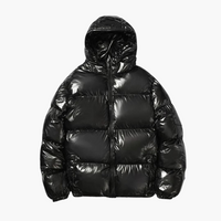 Timo | Daunen-Pufferjacke – Schwarz
