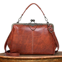Lorelei | Elegante Vintage-Henkeltasche mit zeitlosem Charme – Braun
