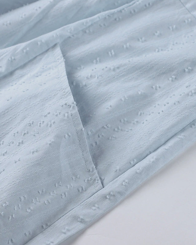 Nerissa - V-Ausschnitt Freizeitkleid