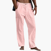 Freizeithosen für Herren – Relaxed Fit mit bequemer Taille – Rosa