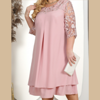 Helminer | Midikleid für Damen – Rosa