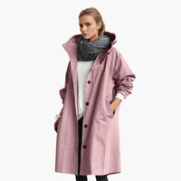 Helga | Wasserabweisender Trenchcoat – Rosa