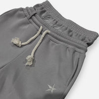 Unisex Baggy Sweatpants mit geradem Bein – Grau
