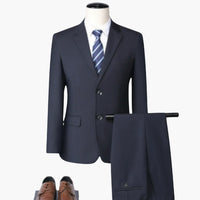 Eleganter Slim Fit Anzug - Herrenoutfit für festliche Events – Marine