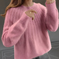 Cornelia - Angenehmer Pullover – Rosa
