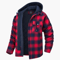 Samuel | Flanelljacke für Herren – Rot