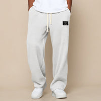 Thomas - Bequeme Locker-Sitzende Hose – Weiß