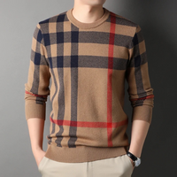 Anthony | Lässiger Pullover mit Rundhalsausschnitt – Beige