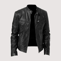 Patrick | Lederjacke für Herren – Schwarz