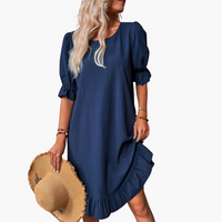Melina | Stilvolles Kleid – Marine