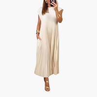 Theresa | Zeitloses und komfortables Kleid – Beige