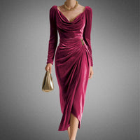 Zonia™ – Elegantes Midikleid – Rosa
