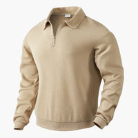 Anton | Vintage Zip-Up Pullover – Khaki