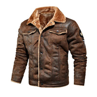 Ben | Zeitlose Sherpa-Jacke – Braun