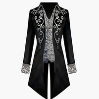 Gothic Frackjacke für Herren - Oktoberfest 2025 – Schwarz