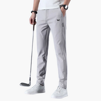 Stretch Golfhose für Herren – Schlankes Design für Sport & Stil – Grau