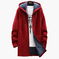 Mette | Stylische Kapuzenjacke für Damen – Rot
