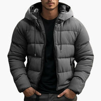 Luca | Ultra-warme Gefütterte Winterjacke – Grau