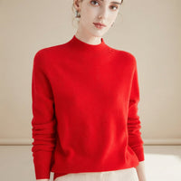 Orie - Stilvoller und gemütlicher Pullover – Rot