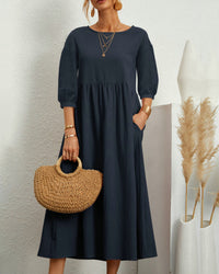 Euphemia | Premium-Damenkleid – Marine