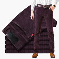Bastian | Warme Und Elegante Winter Hose – DunkelLila