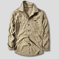 Mauricio - Stilvolles Cargo-Hemd – Khaki