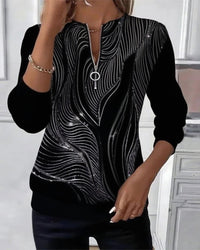 Clara | Damen Pullover casual stilvoll & modern – Schwarz