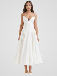 LA LUMIÈRE MIDIKLEID – Weiß