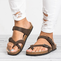 Heidi-Mode | Orthopädische Sandalen für Frauen Verstellbar – Braun