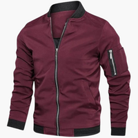 Bomberjacke für Herren - Modern, Leicht & Komfortabel – Rot