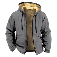 Mervin - Farbige und kuschelige Hoodies für Herren – Grau