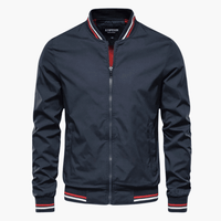 Strukturierte Jacke für Herren – Dunkelblau