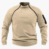 Rainer | Fleece-Pullover – Beige