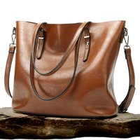 Nicole | Zeitloses Vintage-Umhängetasche – Braun