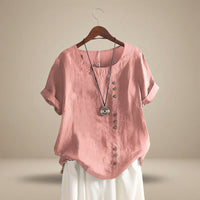 Jayla - Stilvolle Leichte Bluse – Rosa