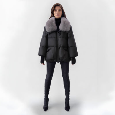 Enrica - Stylische Kunstpelzjacke