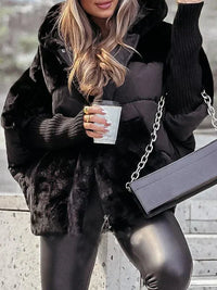 OLIVIA | KUSCHELIGE WINTERJACKE – Schwarz